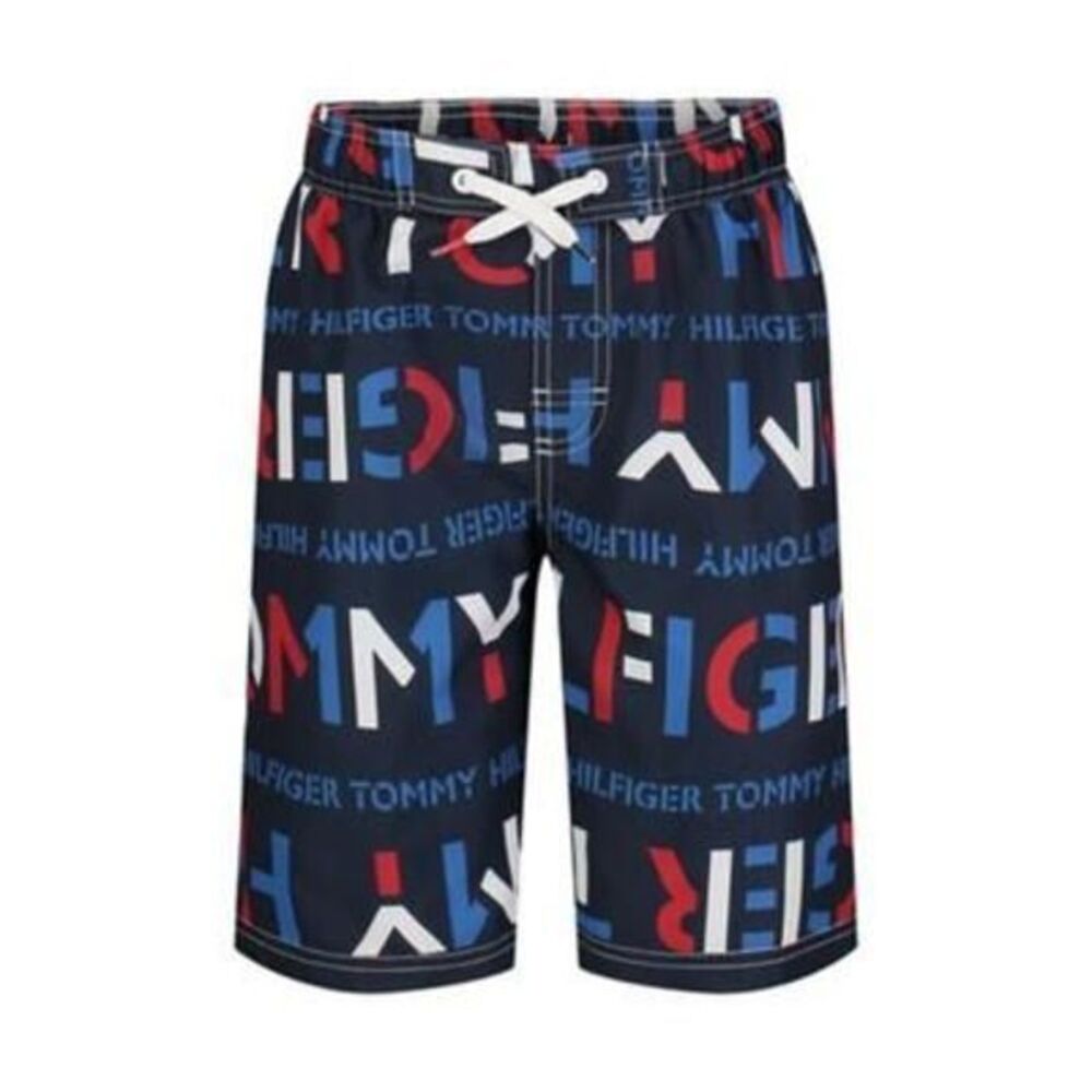 Tommy Hilfiger Boys Navy‎ Blazer Swim Trunk With UPF 50+ Size XL (20)